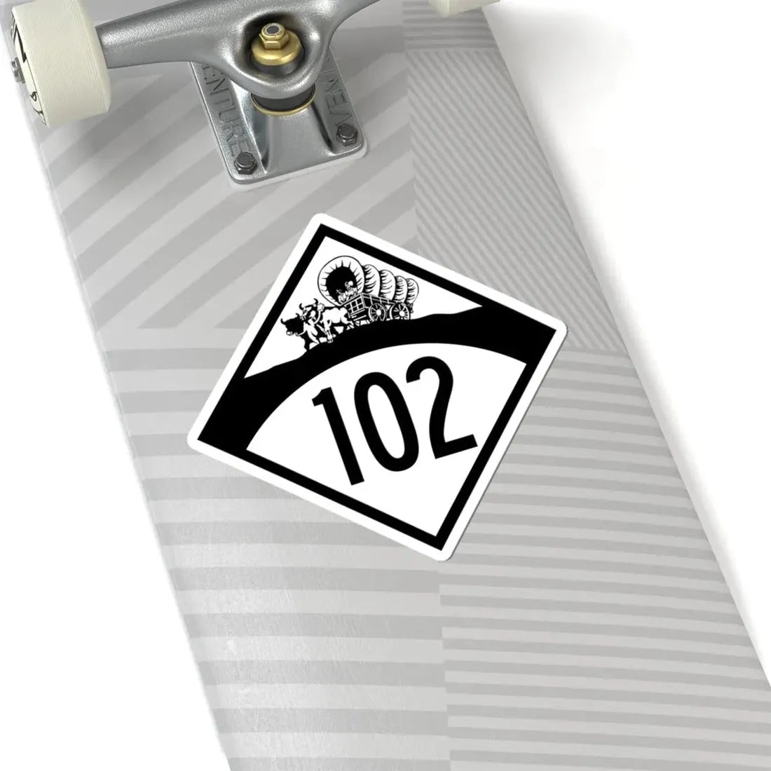 N-102 1950 (Nebraska) (Road Sign) STICKER Vinyl Kiss-Cut Decal - The Sticker Space