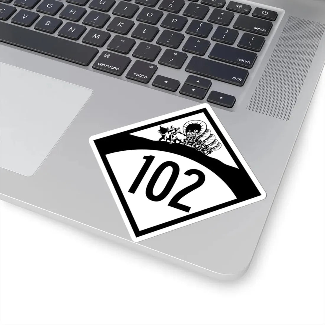 N-102 1950 (Nebraska) (Road Sign) STICKER Vinyl Kiss-Cut Decal - The Sticker Space
