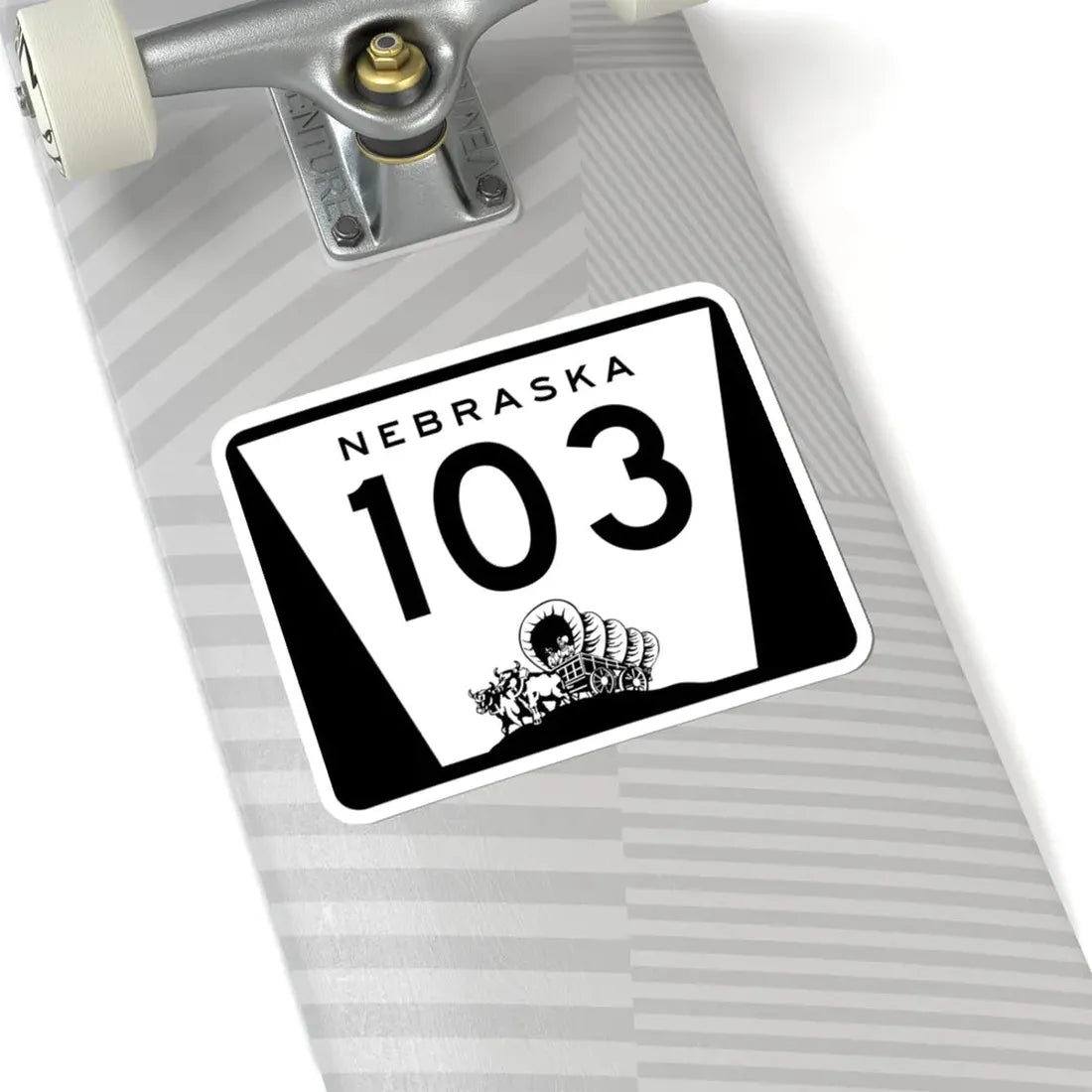 N-103 (Nebraska) (Road Sign) STICKER Vinyl Kiss-Cut Decal - The Sticker Space