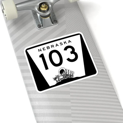N-103 (Nebraska) (Road Sign) STICKER Vinyl Kiss-Cut Decal - The Sticker Space