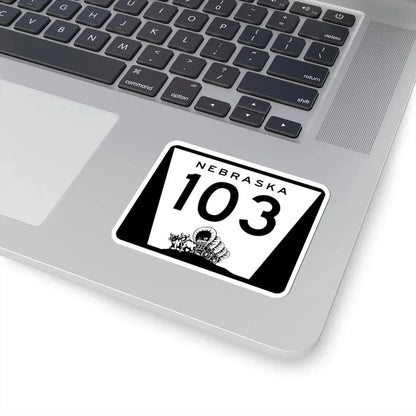 N-103 (Nebraska) (Road Sign) STICKER Vinyl Kiss-Cut Decal - The Sticker Space