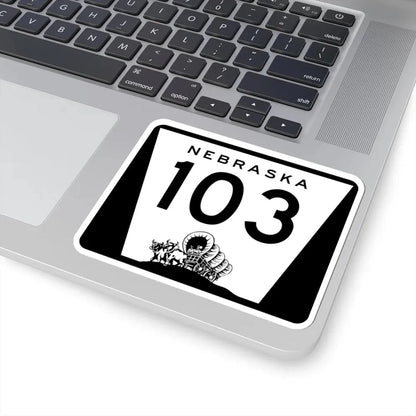 N-103 (Nebraska) (Road Sign) STICKER Vinyl Kiss-Cut Decal - The Sticker Space