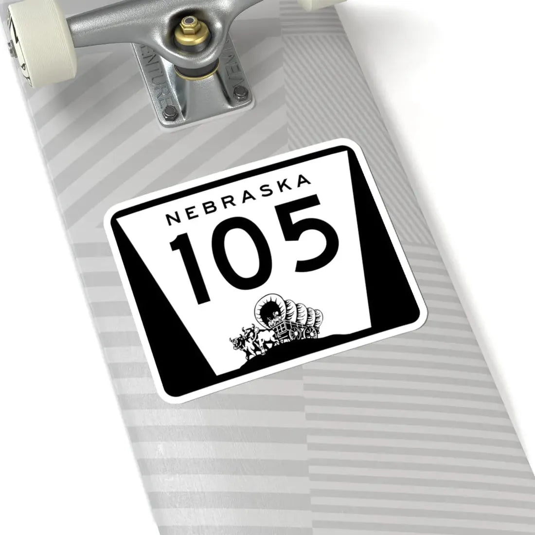 N-105 (Nebraska) (Road Sign) STICKER Vinyl Kiss-Cut Decal - The Sticker Space