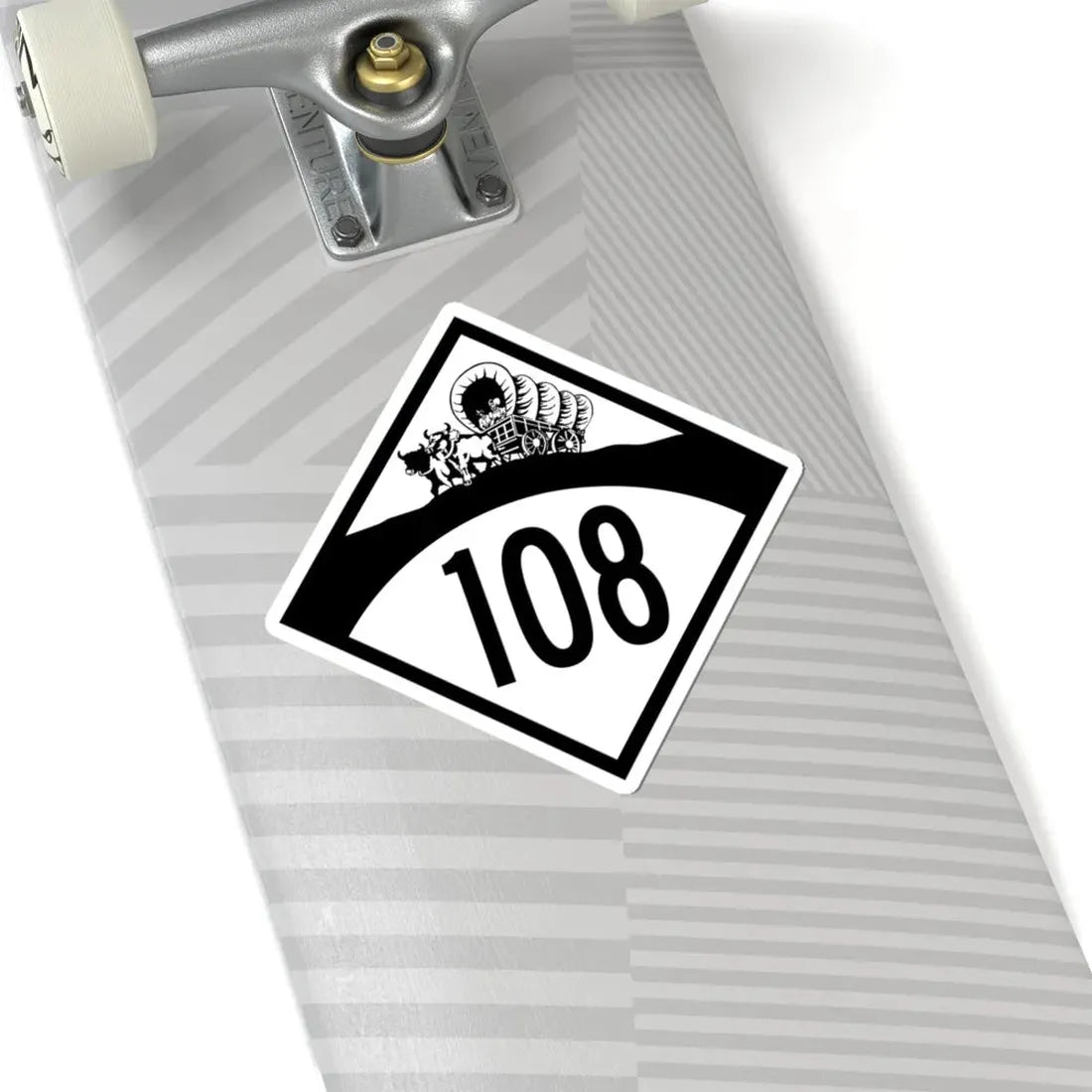 N-108 1950 (Nebraska) (Road Sign) STICKER Vinyl Kiss-Cut Decal - The Sticker Space