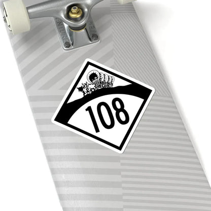 N-108 1950 (Nebraska) (Road Sign) STICKER Vinyl Kiss-Cut Decal - The Sticker Space