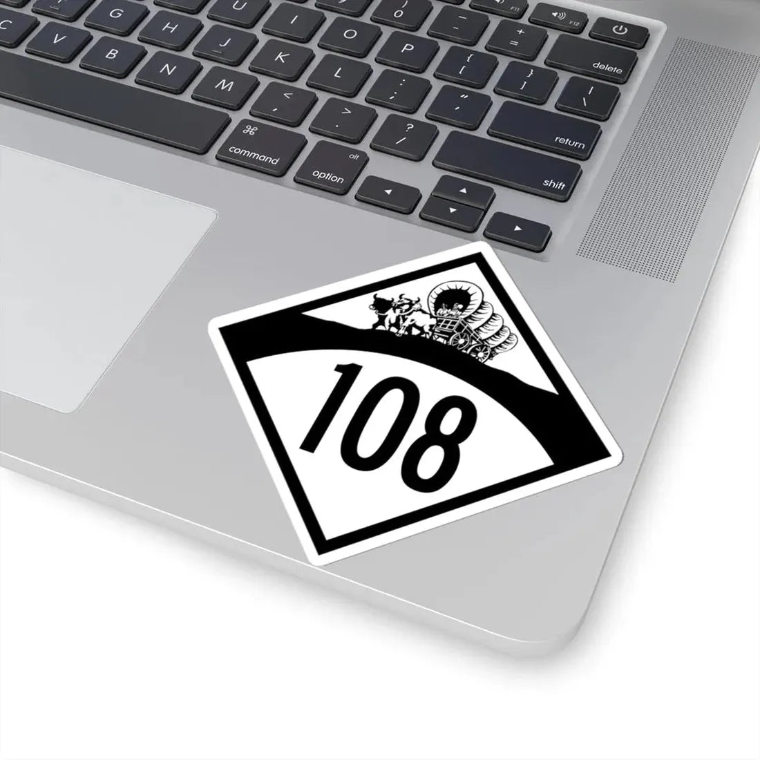 N-108 1950 (Nebraska) (Road Sign) STICKER Vinyl Kiss-Cut Decal - The Sticker Space