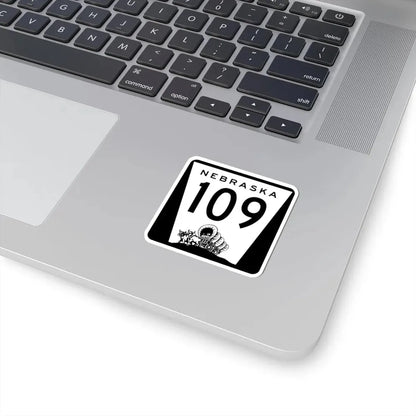 N-109 1967 (Nebraska) (Road Sign) STICKER Vinyl Kiss-Cut Decal - The Sticker Space