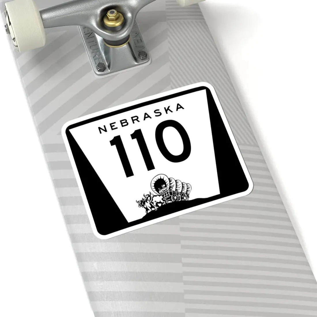 N-110 (Nebraska) (Road Sign) STICKER Vinyl Kiss-Cut Decal - The Sticker Space