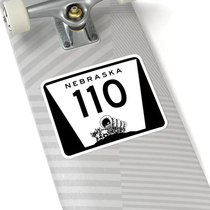 N-110 (Nebraska) (Road Sign) STICKER Vinyl Kiss-Cut Decal - The Sticker Space