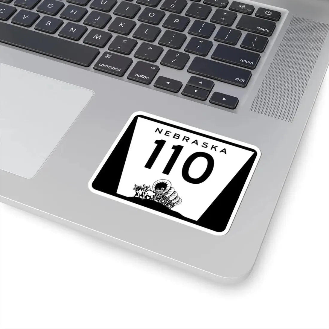 N-110 (Nebraska) (Road Sign) STICKER Vinyl Kiss-Cut Decal - The Sticker Space