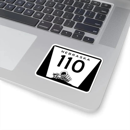 N-110 (Nebraska) (Road Sign) STICKER Vinyl Kiss-Cut Decal - The Sticker Space