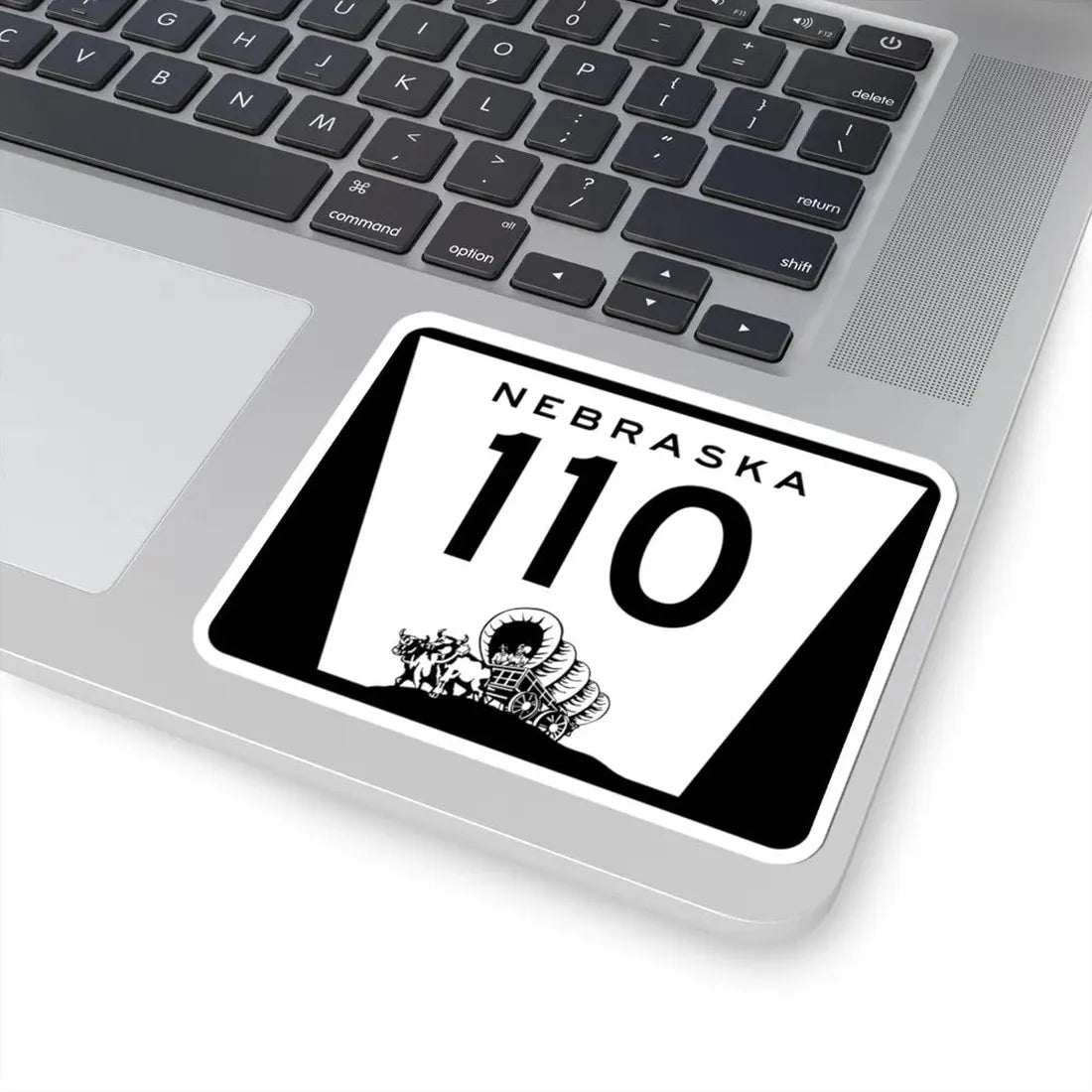 N-110 (Nebraska) (Road Sign) STICKER Vinyl Kiss-Cut Decal - The Sticker Space