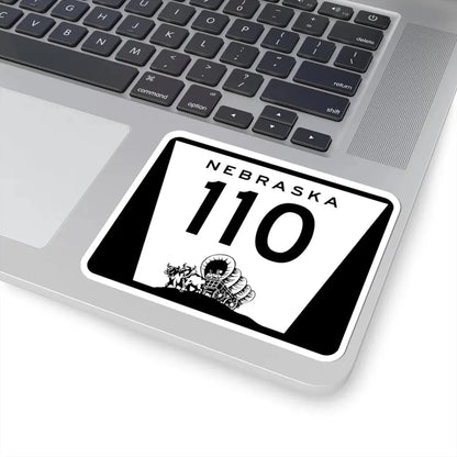 N-110 (Nebraska) (Road Sign) STICKER Vinyl Kiss-Cut Decal - The Sticker Space
