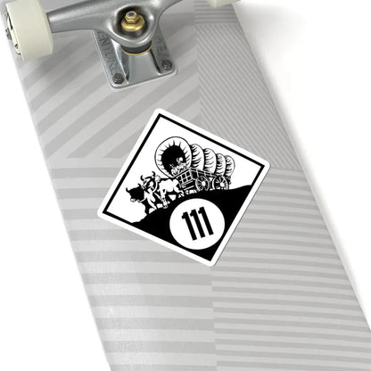 N-111 1926 (Nebraska) (Road Sign) STICKER Vinyl Kiss-Cut Decal - The Sticker Space