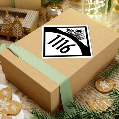 N-1116 1950 (Nebraska) (Road Sign) STICKER Vinyl Kiss-Cut Decal - The Sticker Space