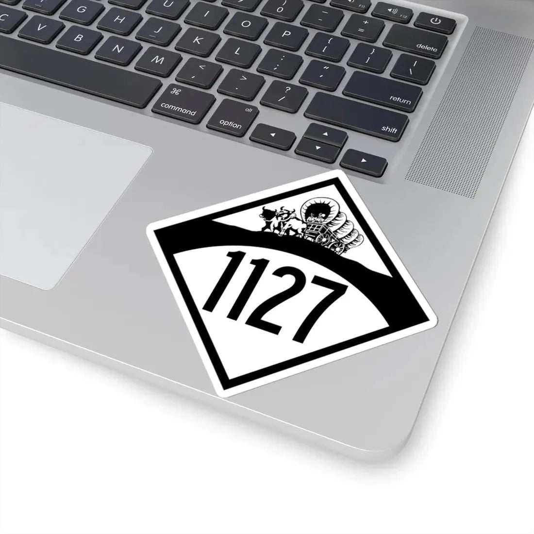 N-1127 1950 (Nebraska) (Road Sign) STICKER Vinyl Kiss-Cut Decal - The Sticker Space