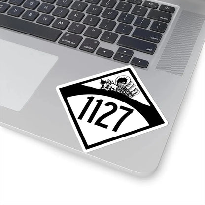 N-1127 1950 (Nebraska) (Road Sign) STICKER Vinyl Kiss-Cut Decal - The Sticker Space