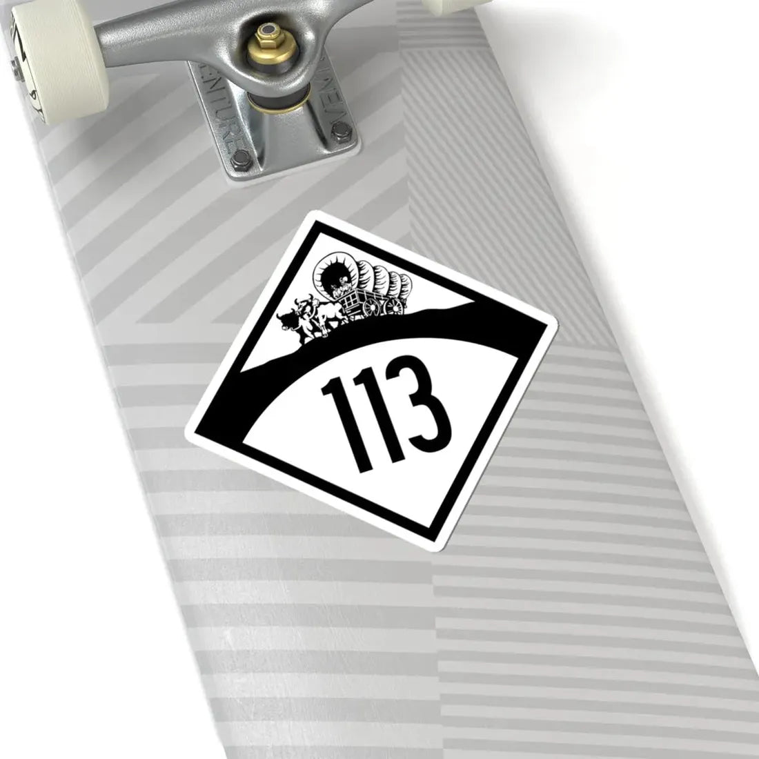 N-113 1950 (Nebraska) (Road Sign) STICKER Vinyl Kiss-Cut Decal - The Sticker Space