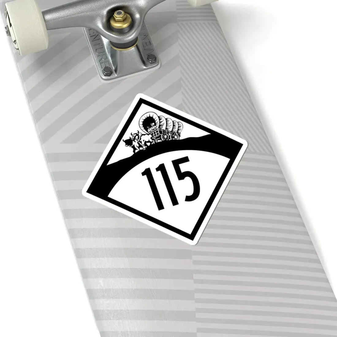 N-115 1950 (Nebraska) (Road Sign) STICKER Vinyl Kiss-Cut Decal - The Sticker Space