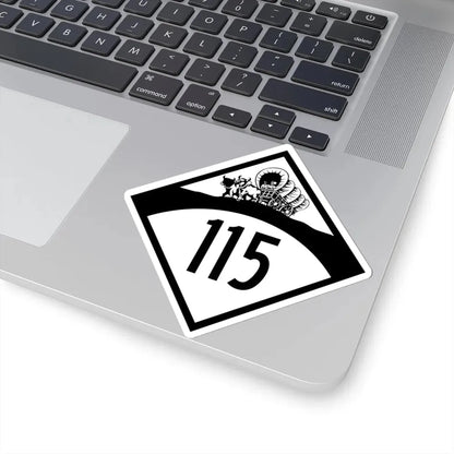 N-115 1950 (Nebraska) (Road Sign) STICKER Vinyl Kiss-Cut Decal - The Sticker Space