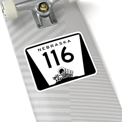 N-116 (Nebraska) (Road Sign) STICKER Vinyl Kiss-Cut Decal - The Sticker Space
