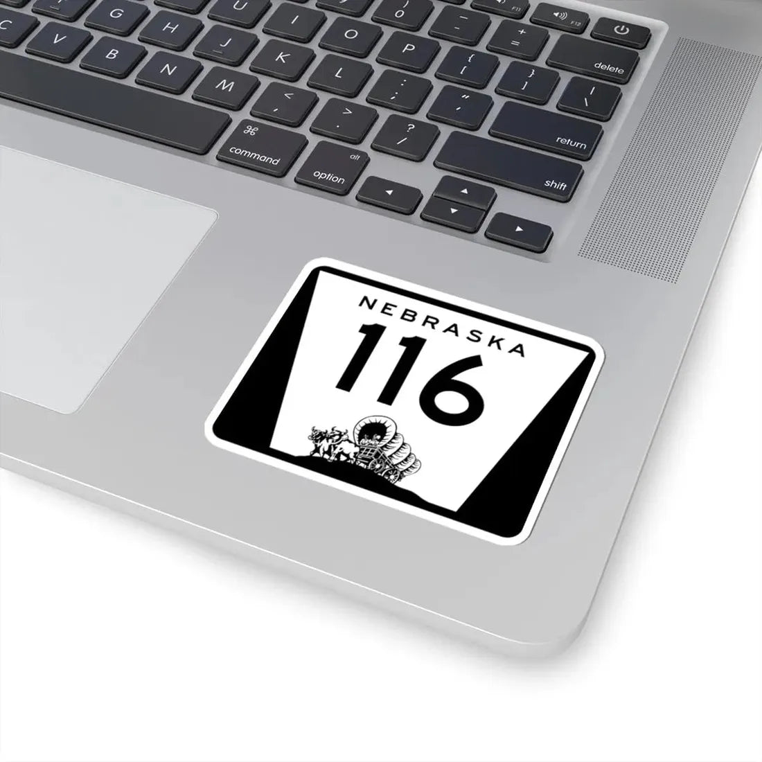 N-116 (Nebraska) (Road Sign) STICKER Vinyl Kiss-Cut Decal - The Sticker Space