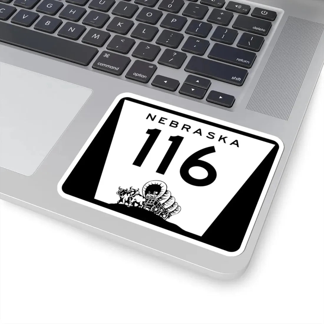 N-116 (Nebraska) (Road Sign) STICKER Vinyl Kiss-Cut Decal - The Sticker Space