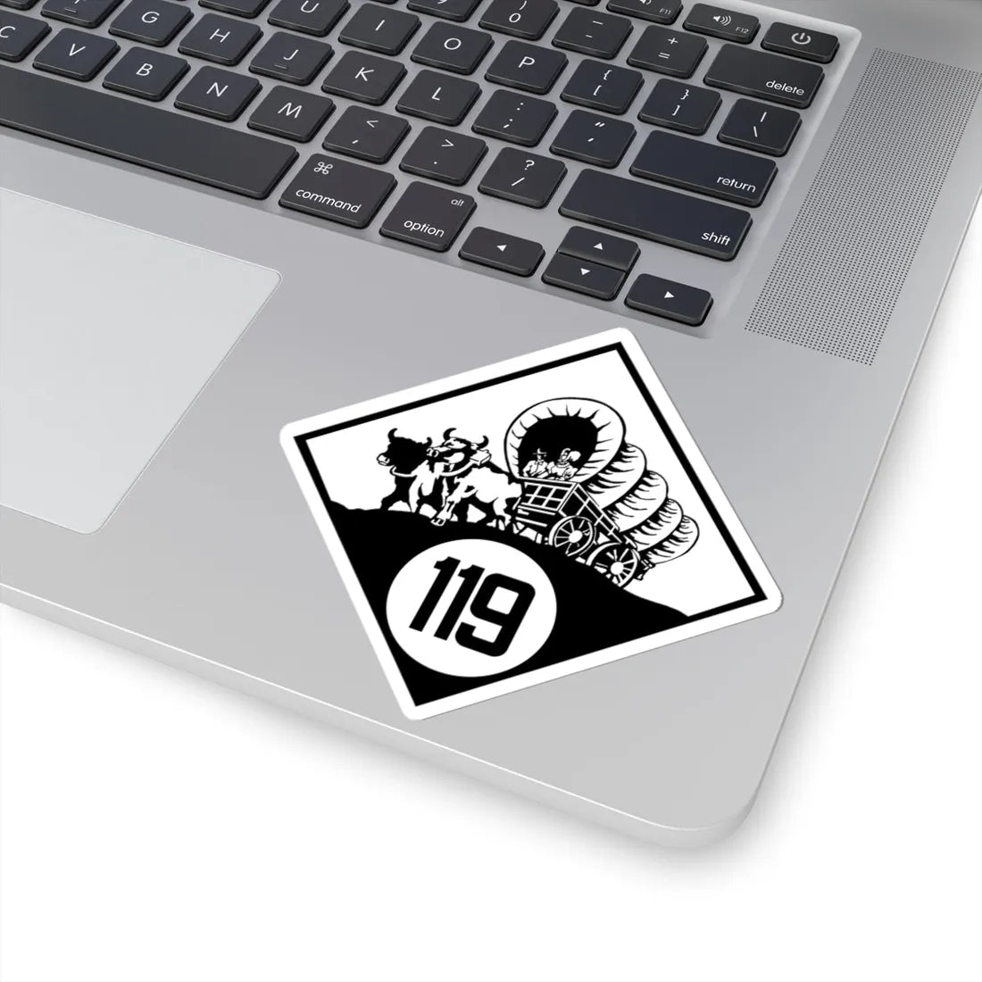 N-119 1926 (Nebraska) (Road Sign) STICKER Vinyl Kiss-Cut Decal - The Sticker Space