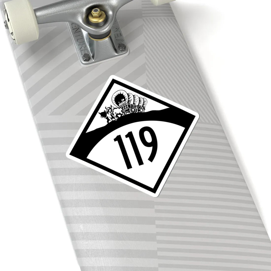 N-119 1950 (Nebraska) (Road Sign) STICKER Vinyl Kiss-Cut Decal - The Sticker Space