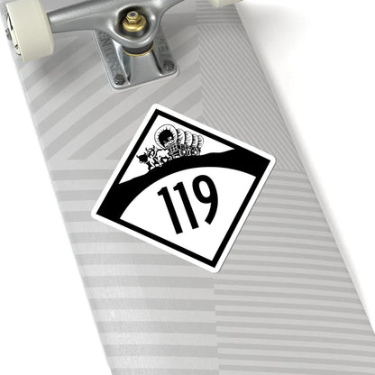 N-119 1950 (Nebraska) (Road Sign) STICKER Vinyl Kiss-Cut Decal - The Sticker Space