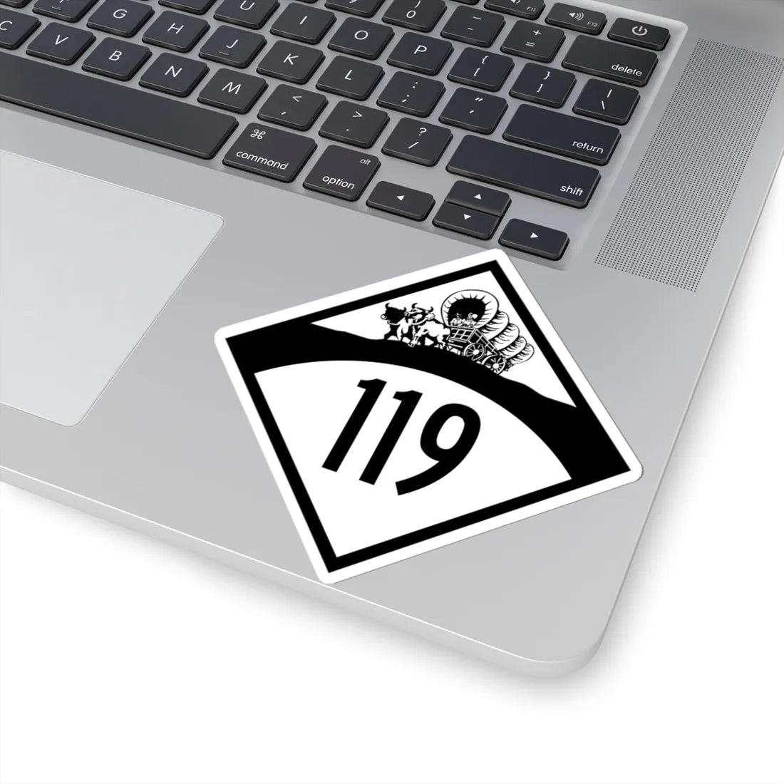 N-119 1950 (Nebraska) (Road Sign) STICKER Vinyl Kiss-Cut Decal - The Sticker Space