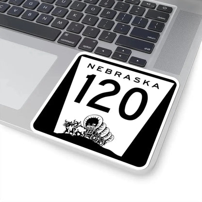 N-120 1967 (Nebraska) (Road Sign) STICKER Vinyl Kiss-Cut Decal - The Sticker Space