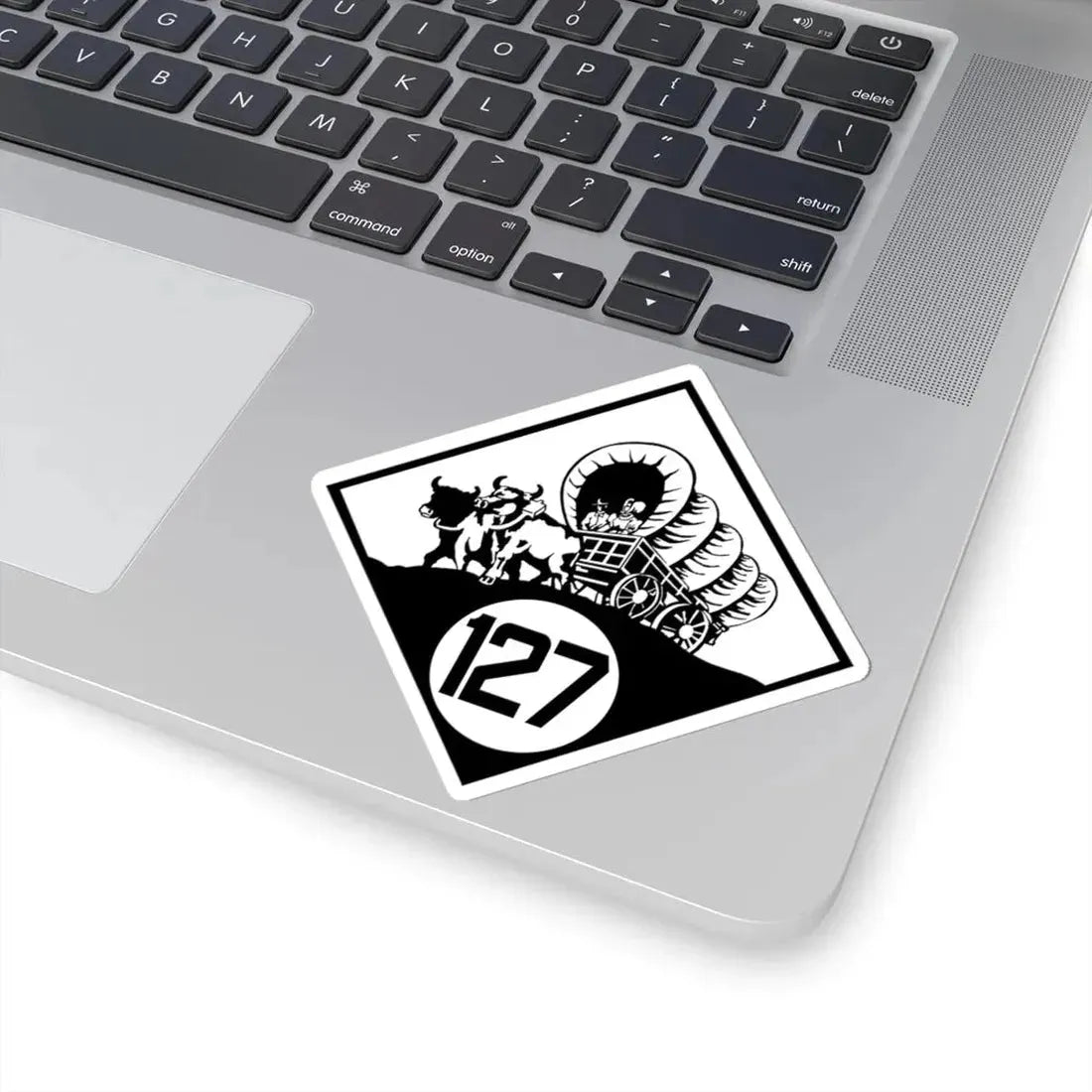 N-127 1926 (Nebraska) (Road Sign) STICKER Vinyl Kiss-Cut Decal - The Sticker Space