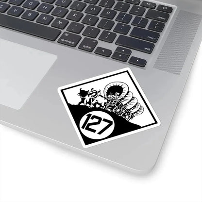 N-127 1926 (Nebraska) (Road Sign) STICKER Vinyl Kiss-Cut Decal - The Sticker Space