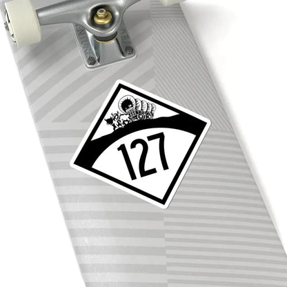 N-127 1950 (Nebraska) (Road Sign) STICKER Vinyl Kiss-Cut Decal - The Sticker Space