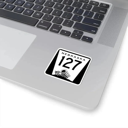 N-127 1967 (Nebraska) (Road Sign) STICKER Vinyl Kiss-Cut Decal - The Sticker Space