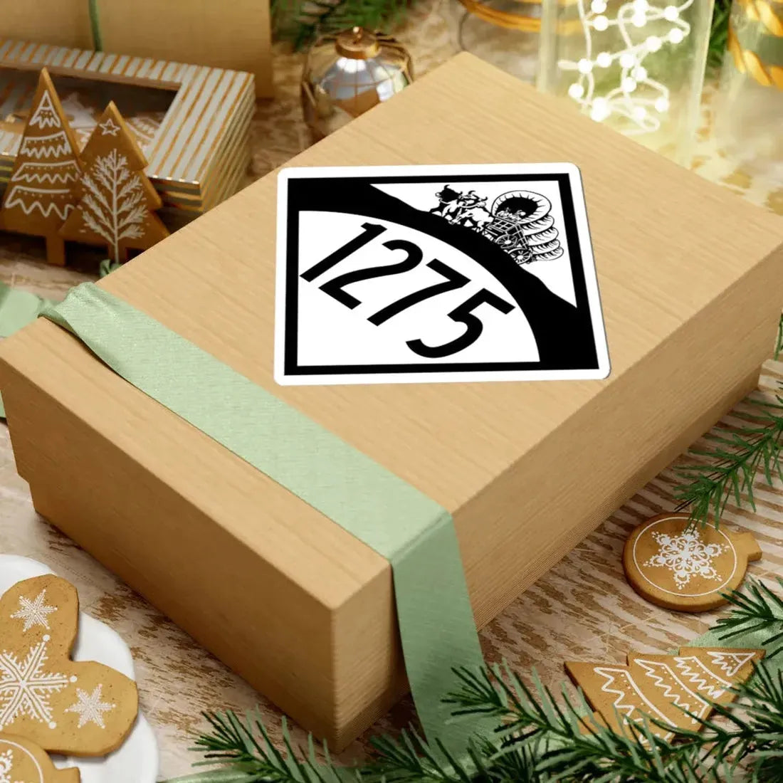 N-1275 1950 (Nebraska) (Road Sign) STICKER Vinyl Kiss-Cut Decal - The Sticker Space