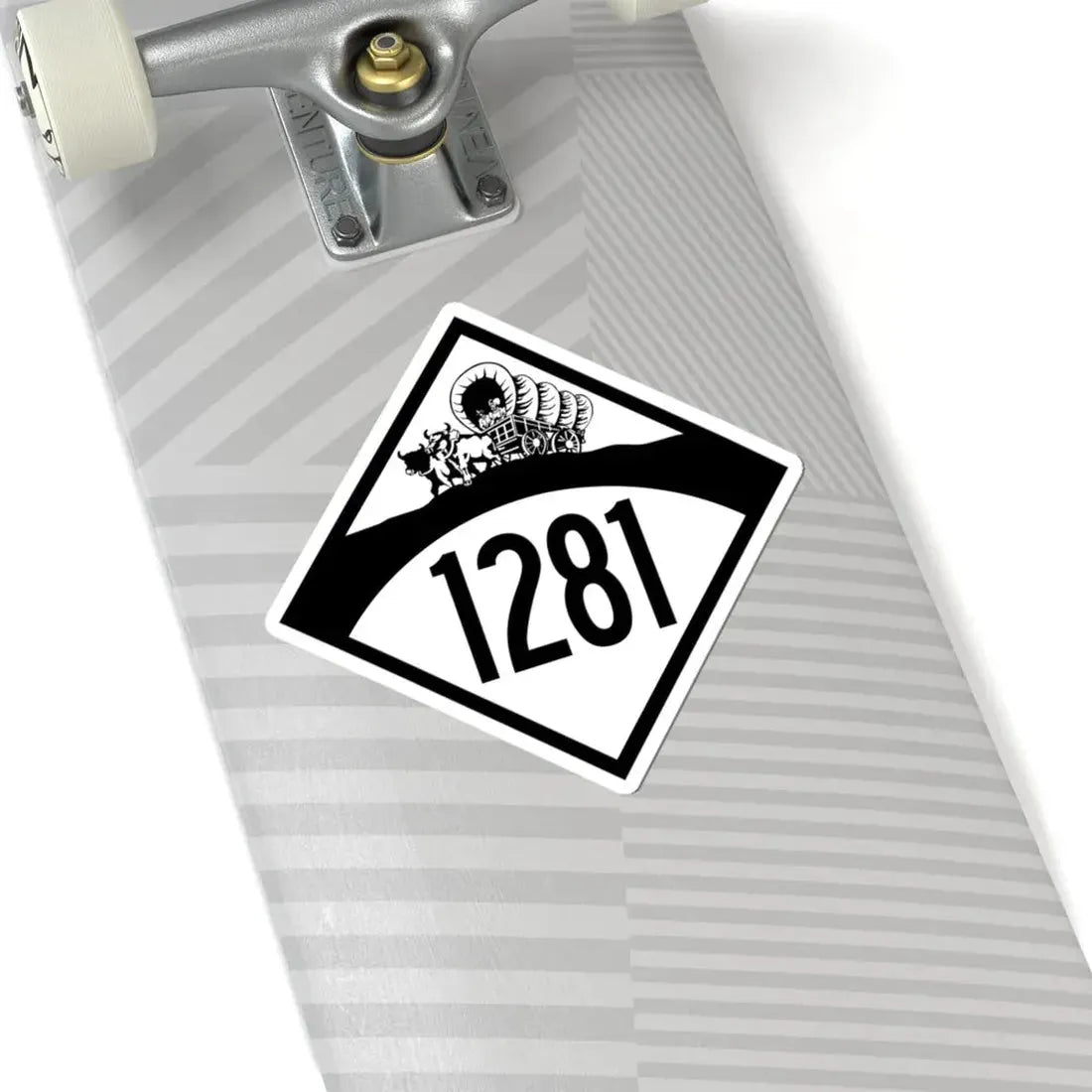 N-1281 1950 (Nebraska) (Road Sign) STICKER Vinyl Kiss-Cut Decal - The Sticker Space