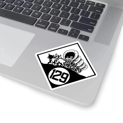 N-129 1926 (Nebraska) (Road Sign) STICKER Vinyl Kiss-Cut Decal - The Sticker Space