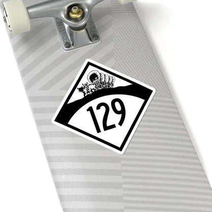 N-129 1950 (Nebraska) (Road Sign) STICKER Vinyl Kiss-Cut Decal - The Sticker Space