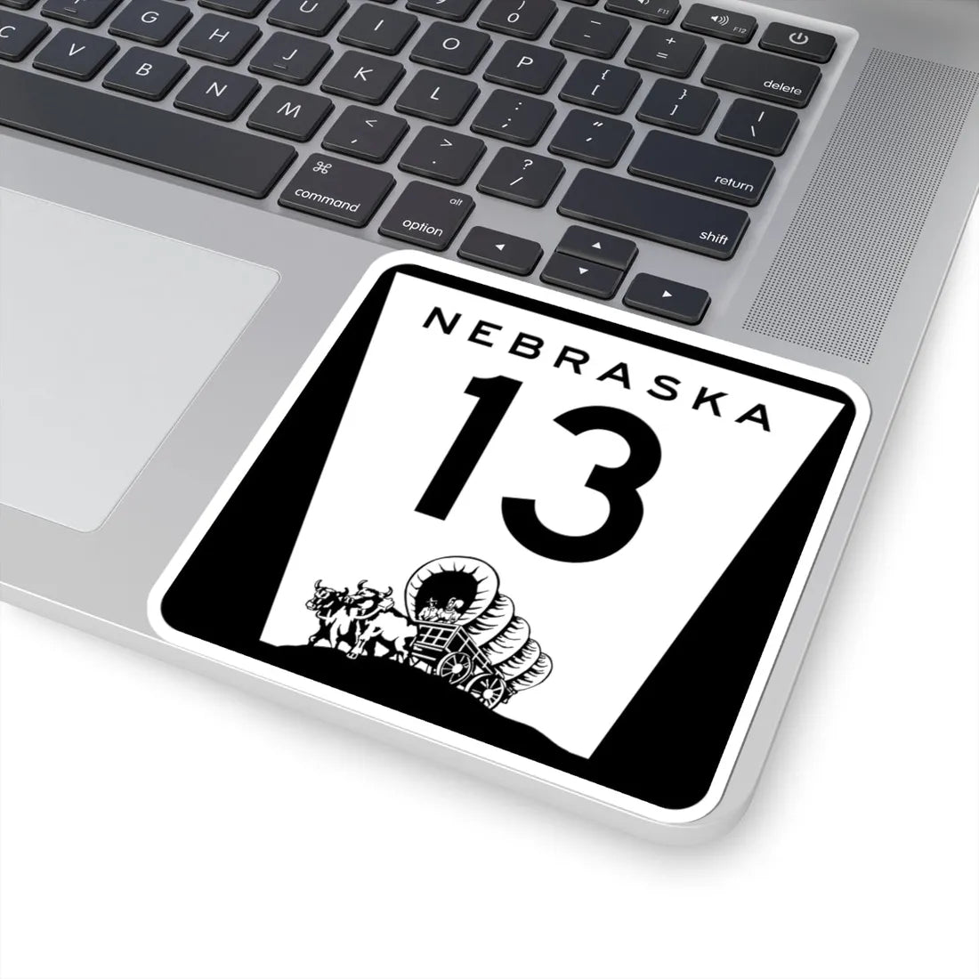 N-13 (Nebraska) (Road Sign) STICKER Vinyl Kiss-Cut Decal - The Sticker Space