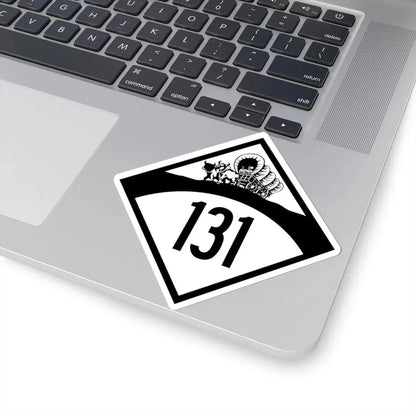 N-131 1950 (Nebraska) (Road Sign) STICKER Vinyl Kiss-Cut Decal - The Sticker Space