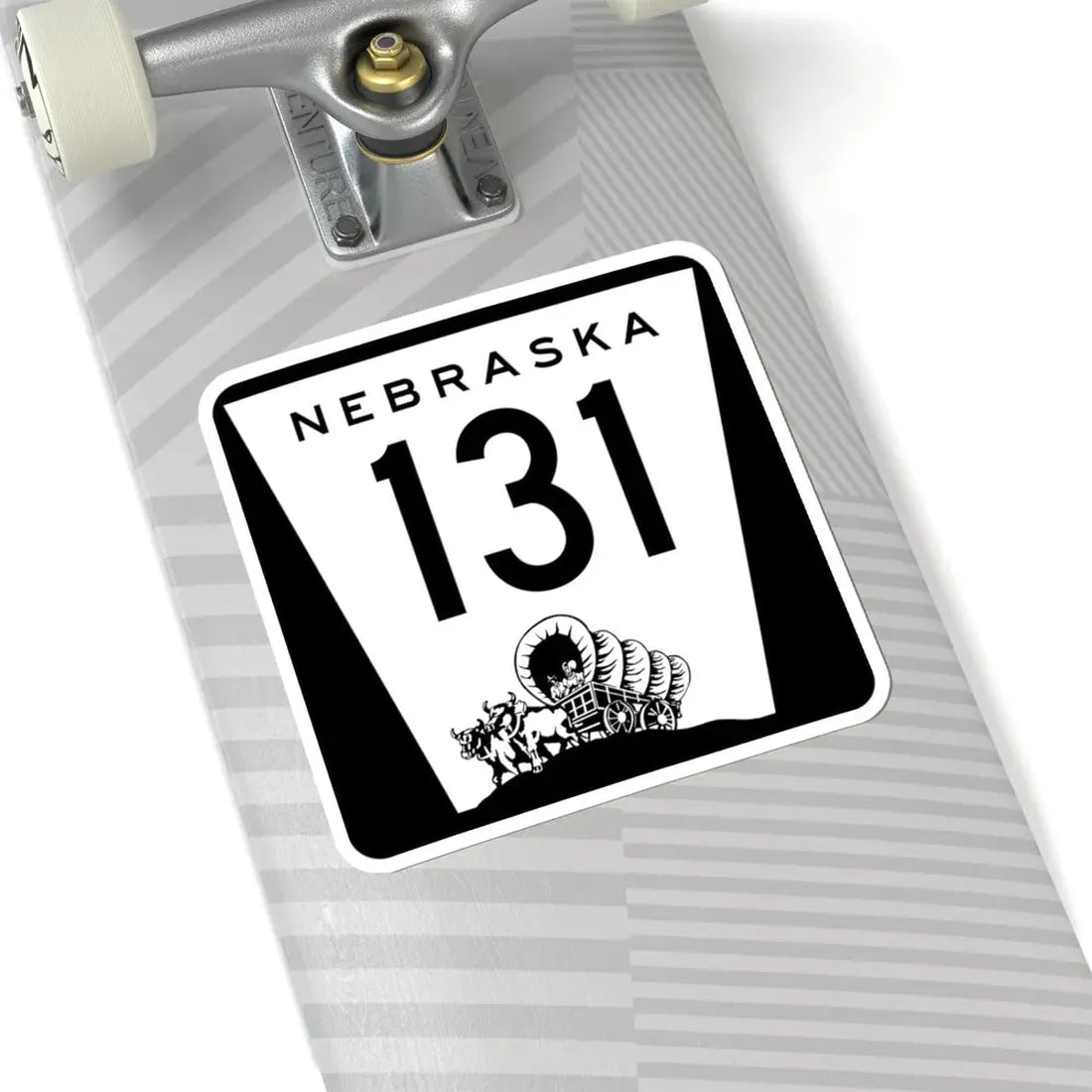 N-131 1967 (Nebraska) (Road Sign) STICKER Vinyl Kiss-Cut Decal - The Sticker Space