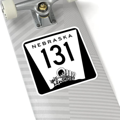 N-131 1967 (Nebraska) (Road Sign) STICKER Vinyl Kiss-Cut Decal - The Sticker Space