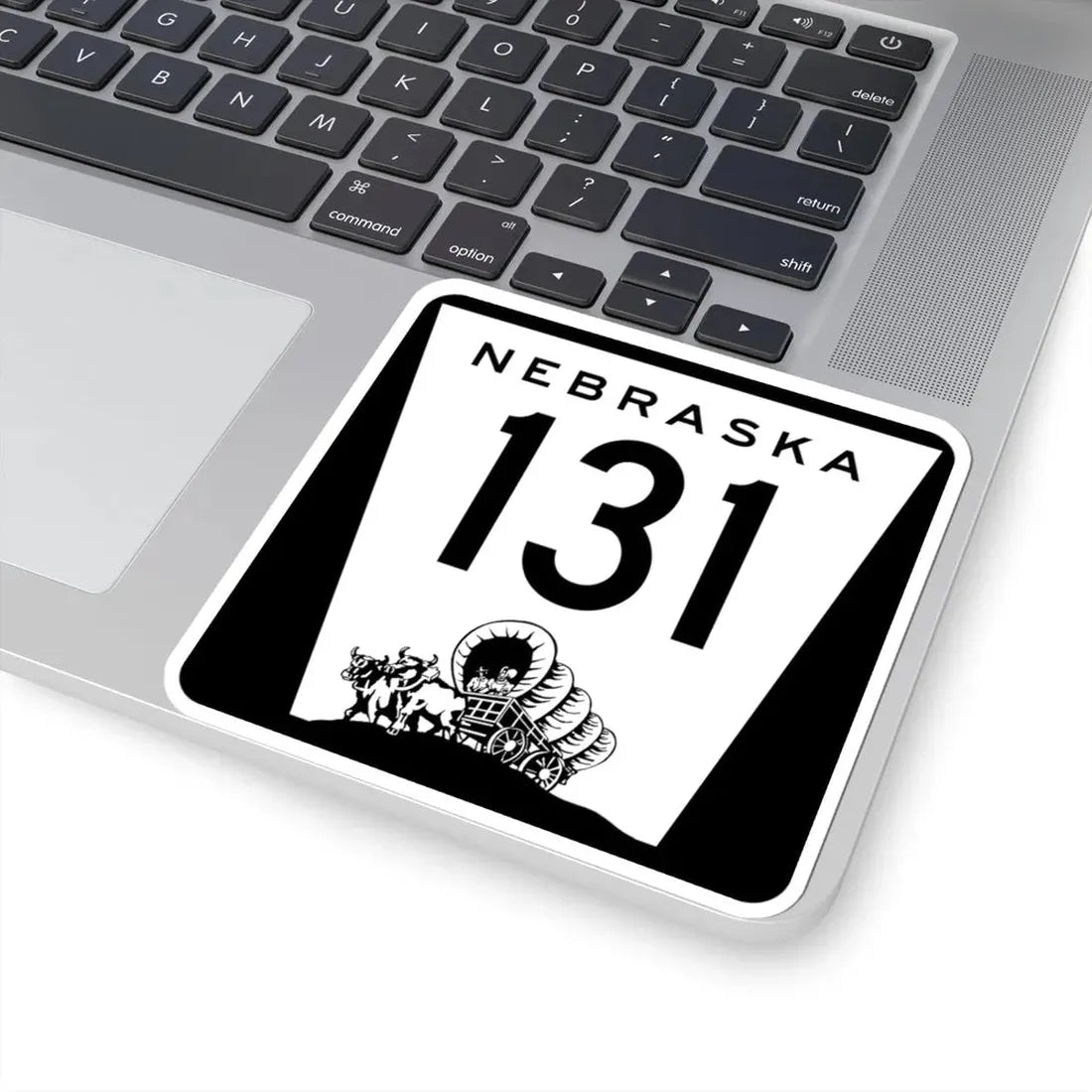 N-131 1967 (Nebraska) (Road Sign) STICKER Vinyl Kiss-Cut Decal - The Sticker Space