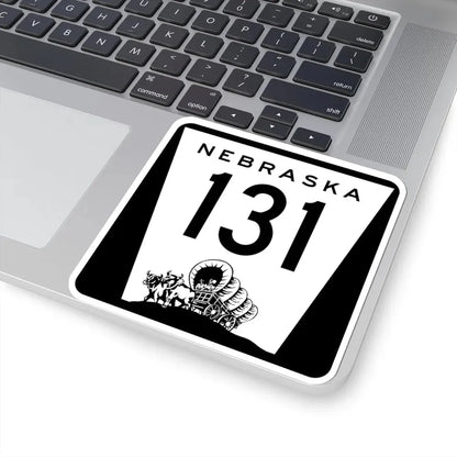 N-131 1967 (Nebraska) (Road Sign) STICKER Vinyl Kiss-Cut Decal - The Sticker Space