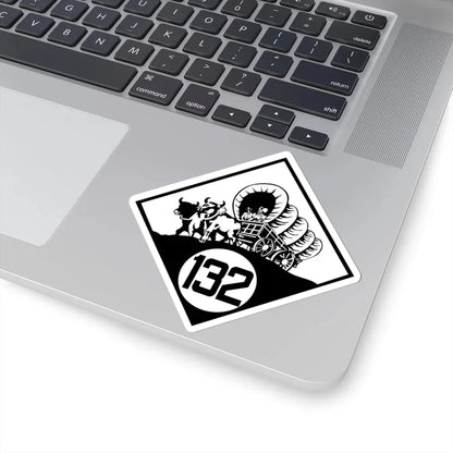 N-132 1926 (Nebraska) (Road Sign) STICKER Vinyl Kiss-Cut Decal - The Sticker Space