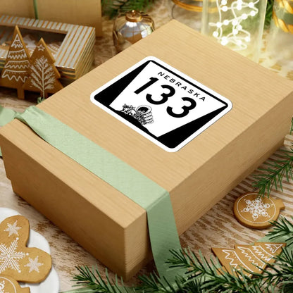 N-133 (Nebraska) (Road Sign) STICKER Vinyl Kiss-Cut Decal - The Sticker Space