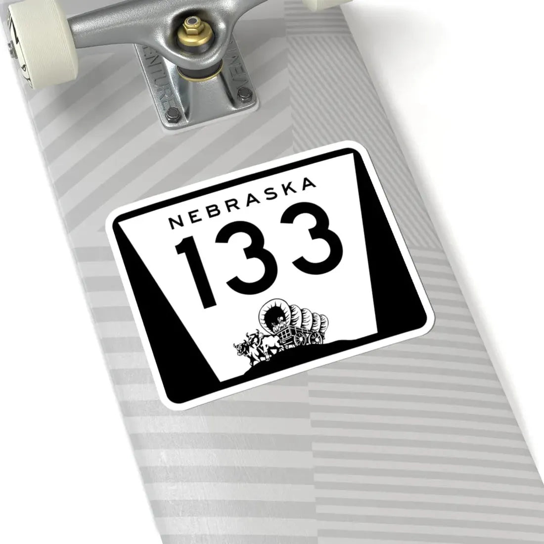 N-133 (Nebraska) (Road Sign) STICKER Vinyl Kiss-Cut Decal - The Sticker Space