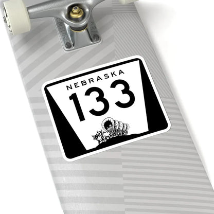 N-133 (Nebraska) (Road Sign) STICKER Vinyl Kiss-Cut Decal - The Sticker Space